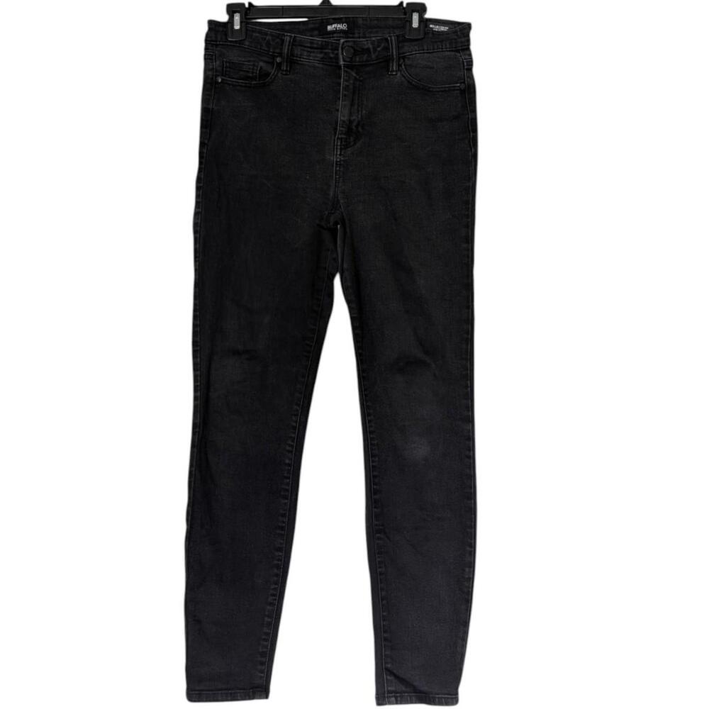 Buffalo David Bitton Jeans Womens‎ 30x27 Black Mollie High Rise Skinny Stretch